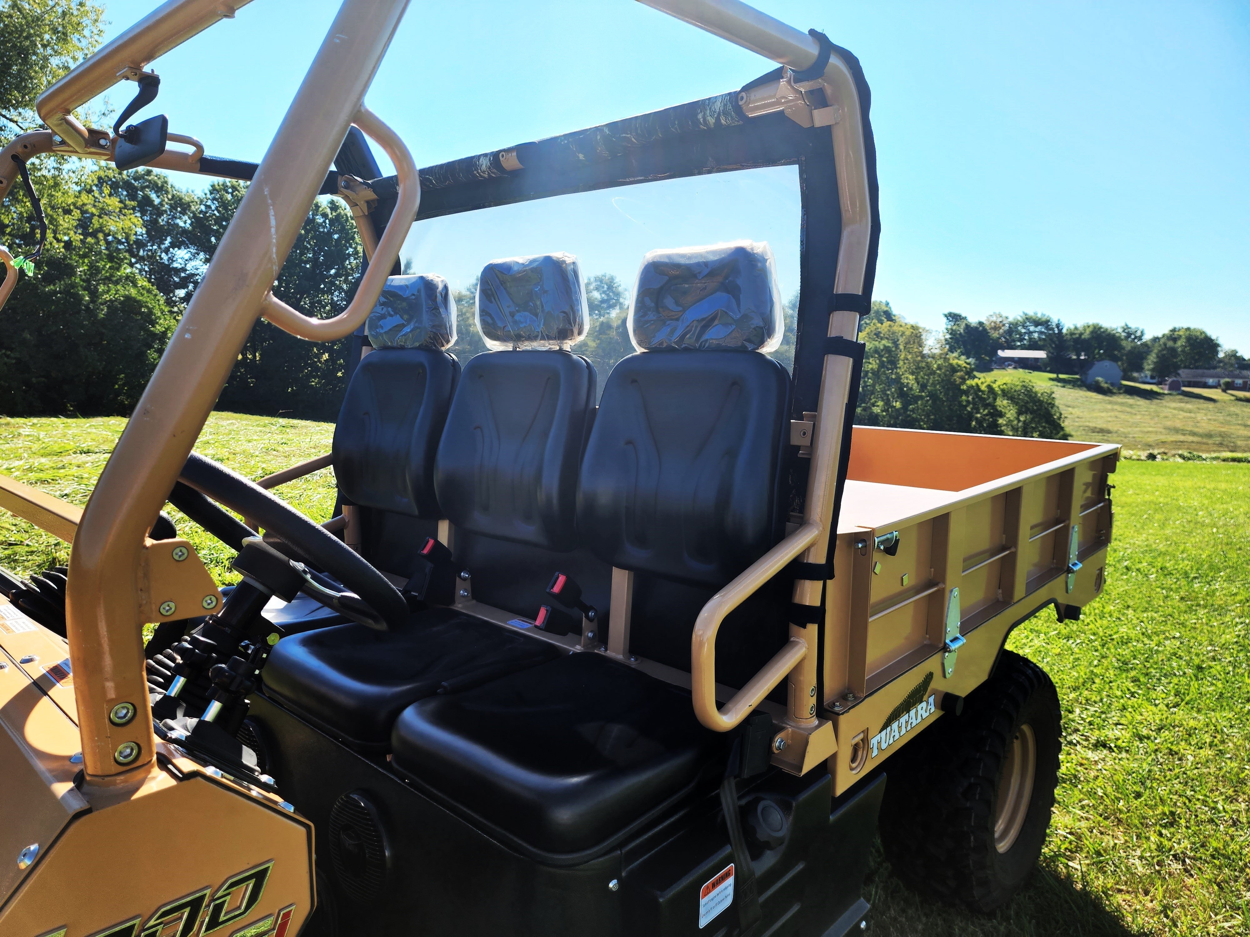 Photo of Tuatara - Soft Back Panel by 3 Star UTV - Premium Enclosures for UTVs / Side by Sides
