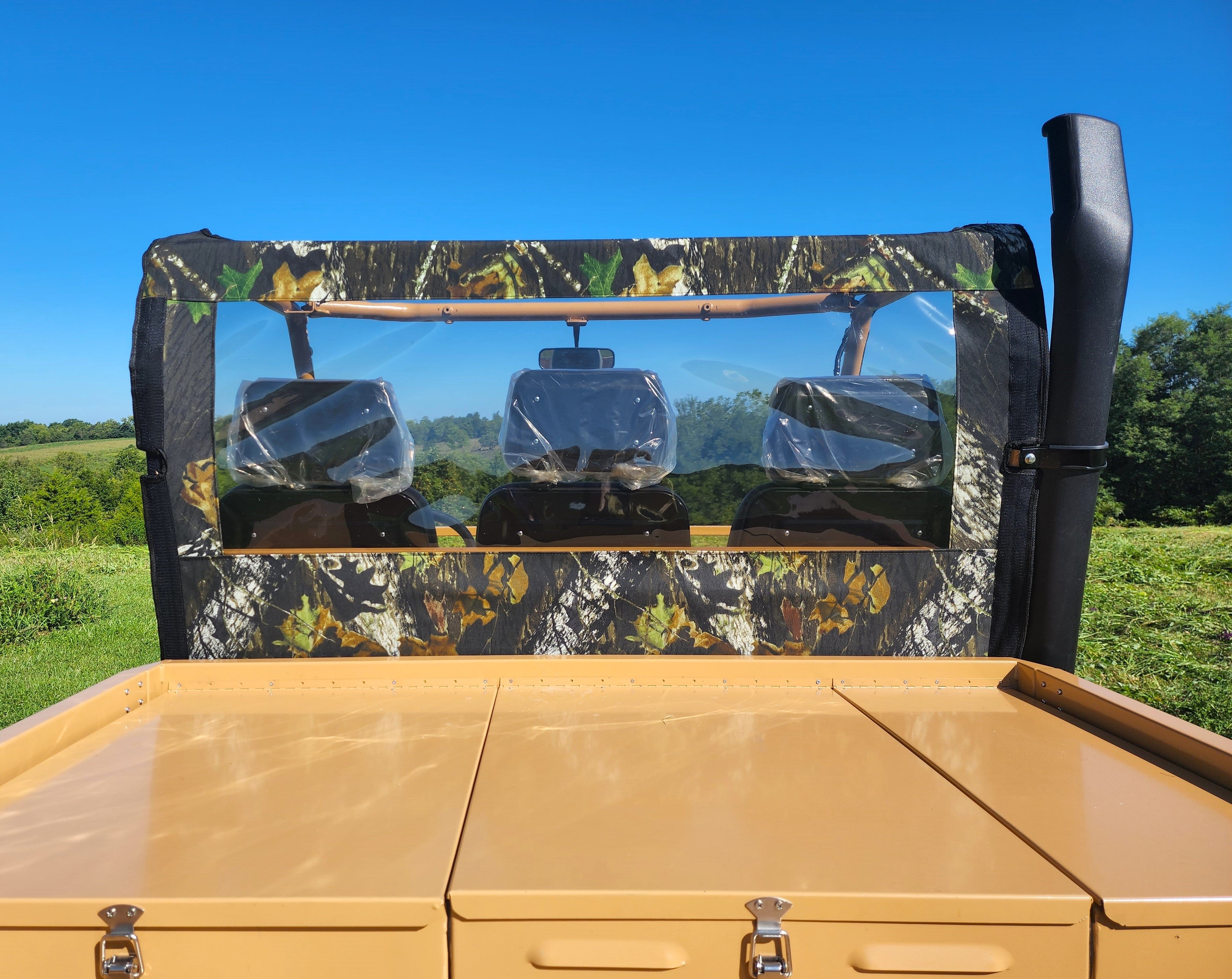 Photo of Tuatara - Soft Back Panel by 3 Star UTV - Premium Enclosures for UTVs / Side by Sides