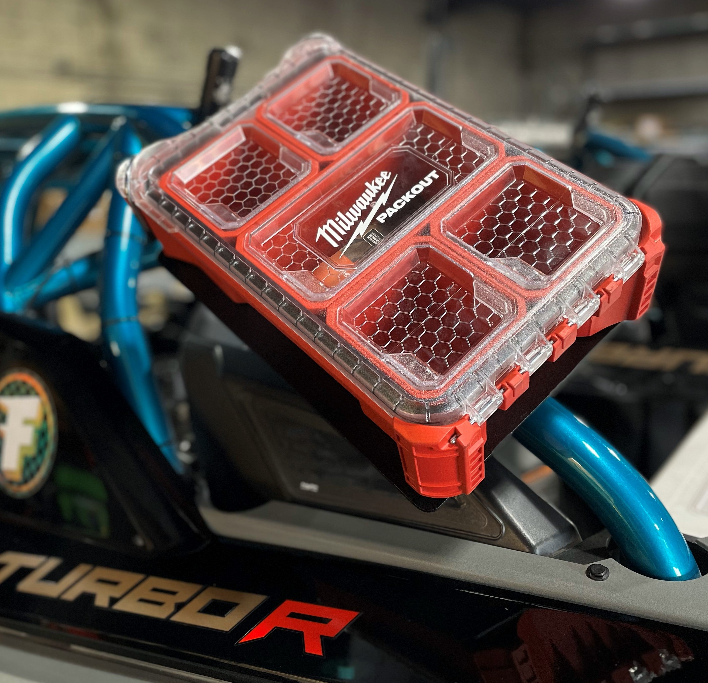 Photo of Tube Clamp Milwaukee Packout Mount by Fastlab by FastLab UTV - Premium UNIVERSAL STORAGE for UTVs / Side by Sides