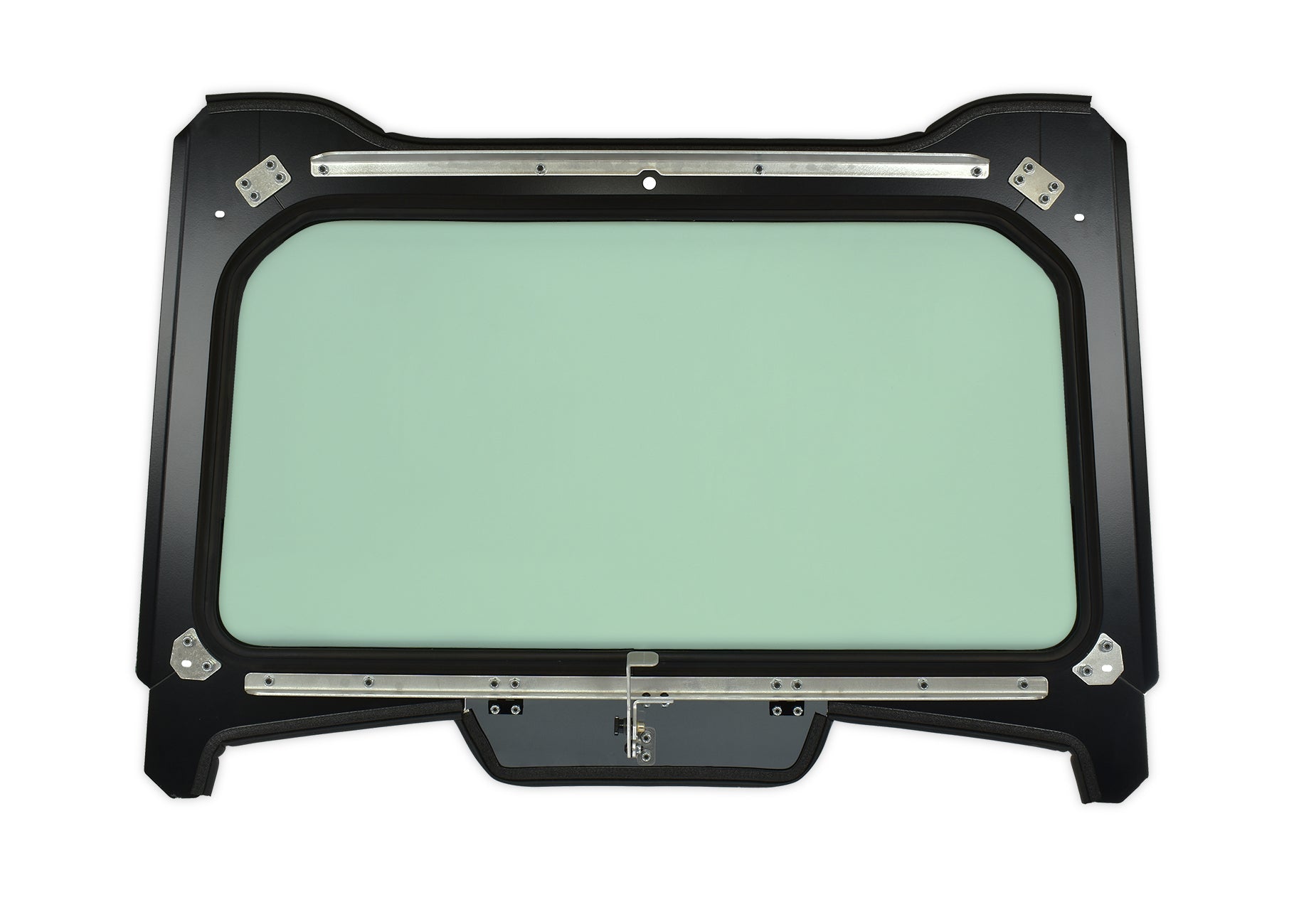 Photo of Black Vented Glass Windshield for Polaris RZR Turbo "S" Model with Wiper by UTVZILLA - Premium for UTVs / Side by Sides