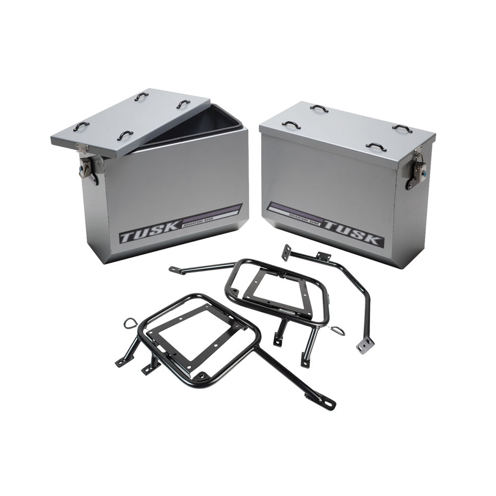 Tusk Aluminum Panniers with Pannier Racks KTM 1090 Adventure R 2013-2020