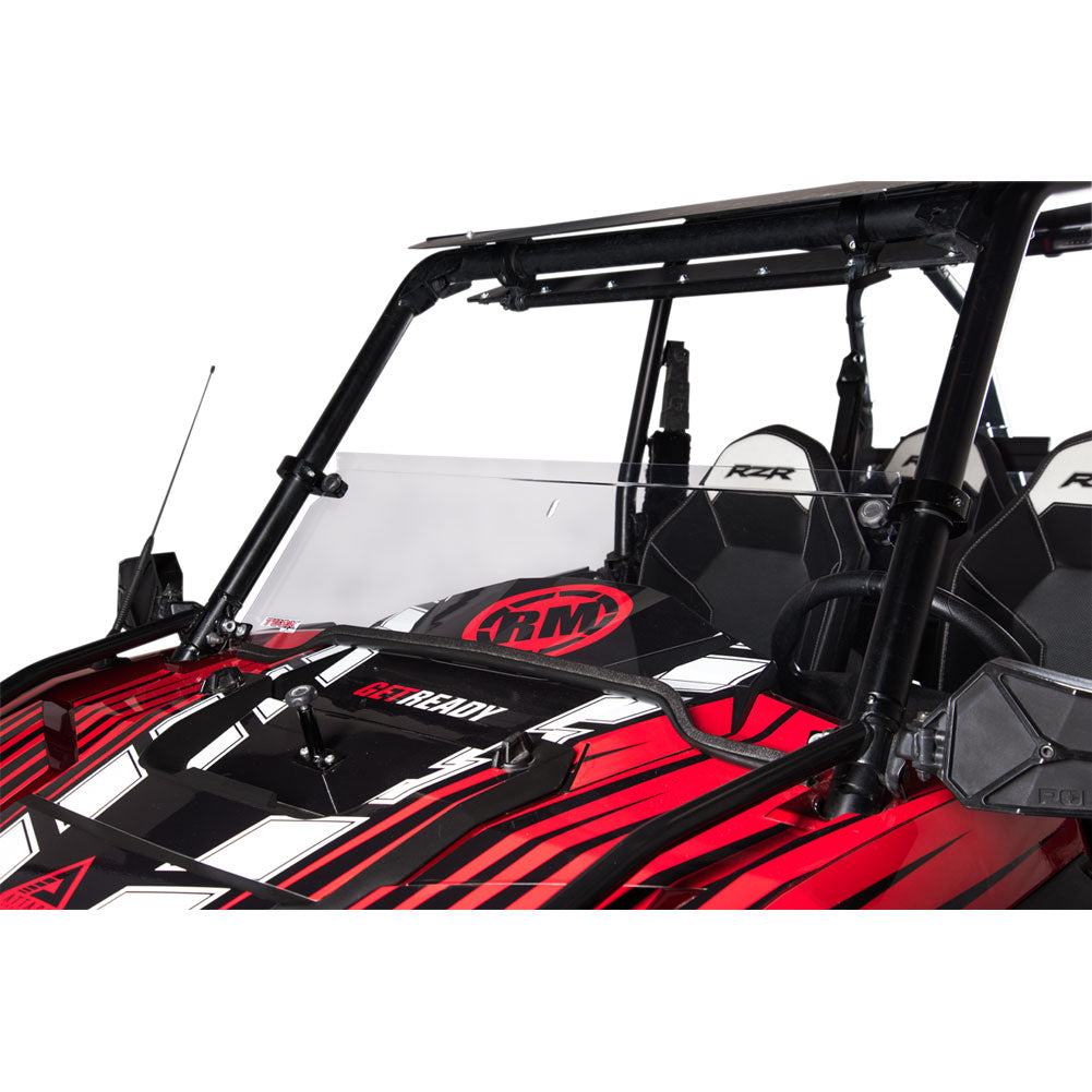 Tusk UTV Hard Coated Hinged Windshield +2-inch Polaris RZR 4 800 2007-2021