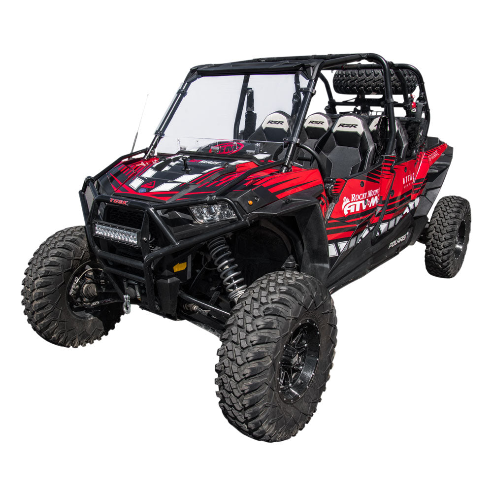 Tusk Vented Hard Coated Polycarbonate Front Windshield | Polaris RZR 900 Trail/XC/S/XP (2014-2020)