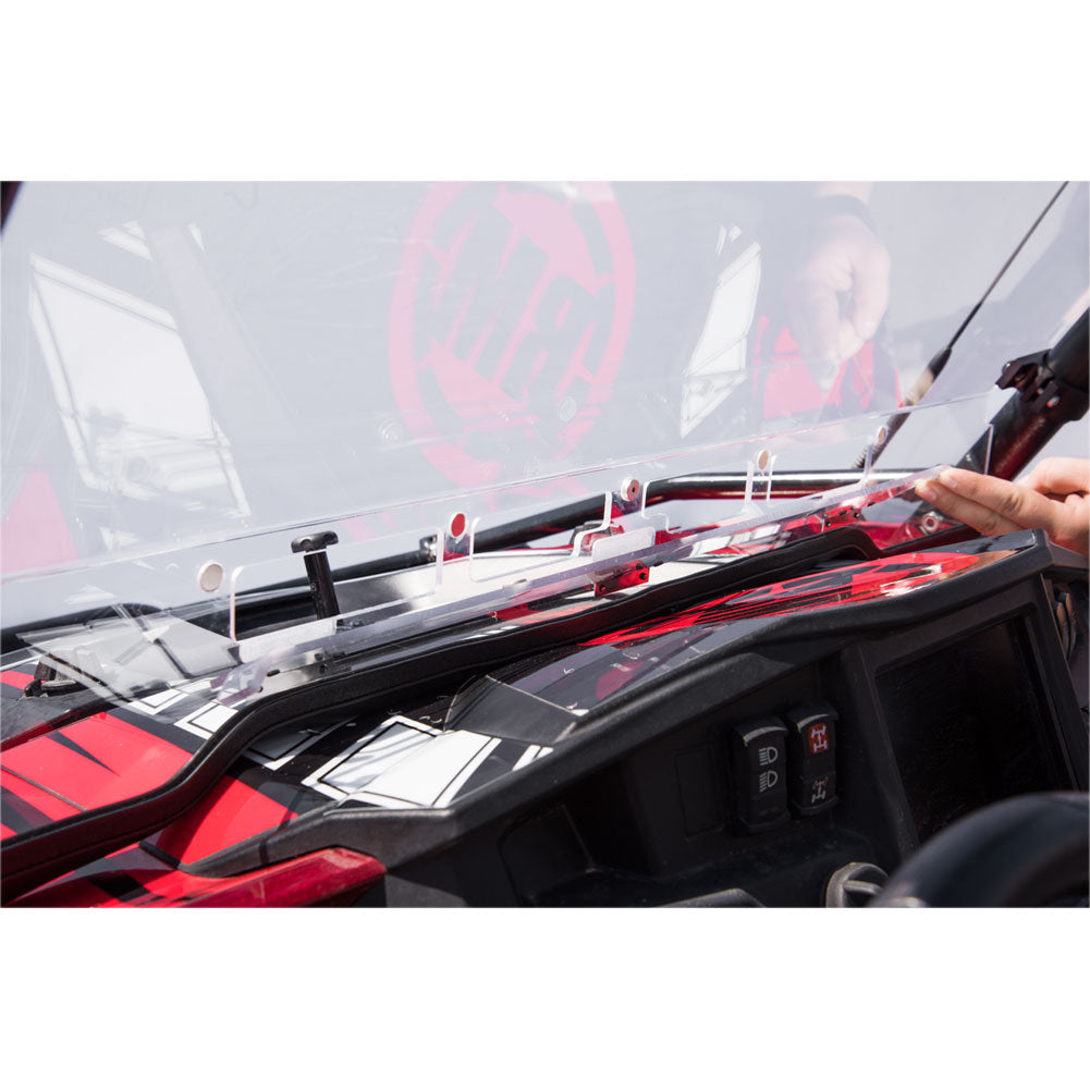Tusk Vented Hard Coated Polycarbonate Front Windshield | Polaris RZR 900 Trail/XC/S/XP (2014-2020)