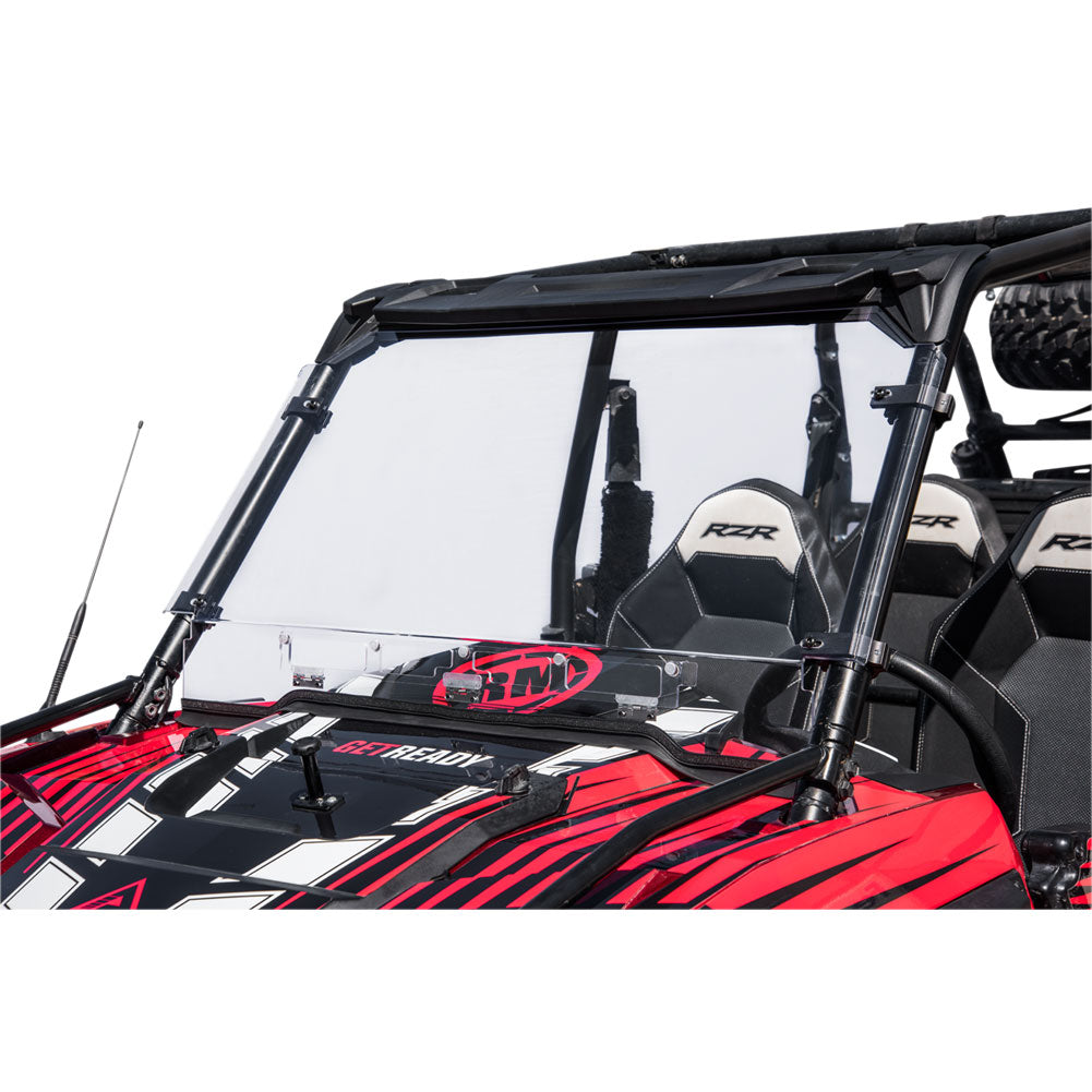 Tusk Vented Hard Coated Polycarbonate Front Windshield | Polaris RZR 900 Trail/XC/S/XP (2014-2020)
