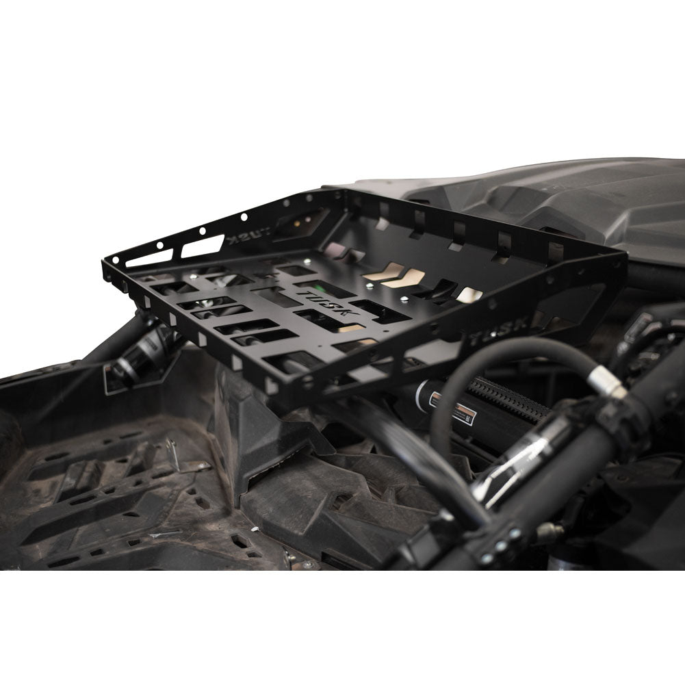 Tusk Bed Mounted Cargo Rack - Black Powder Coated - Can-Am Maverick X3