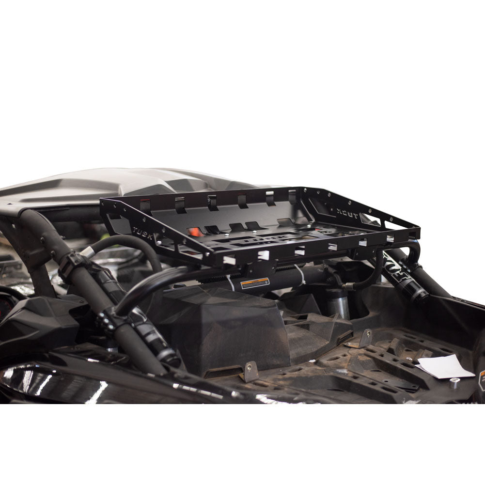 Tusk UTV Rear Bumper, Cargo Rack, and Spare Tire Carrier - Can-Am Maverick X3