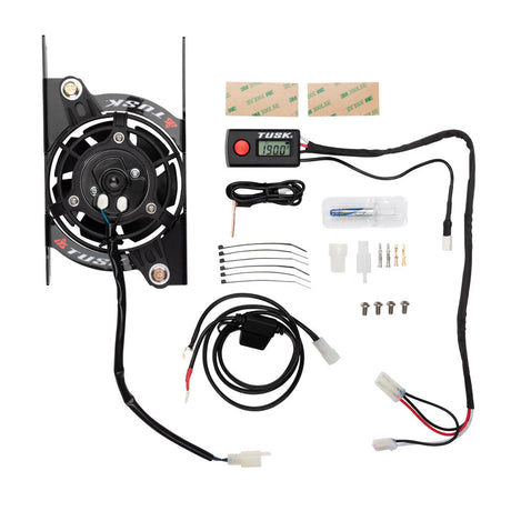 Tusk Digital Radiator Fan Kit - Husqvarna FE 250 2014–2016
