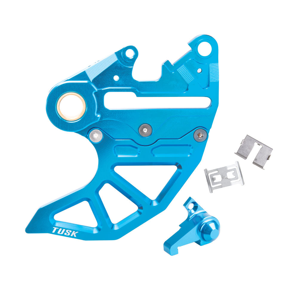 Tusk Rear Brake Caliper Support w/ Disc Guard - Husqvarna FE/TE/FX/TX