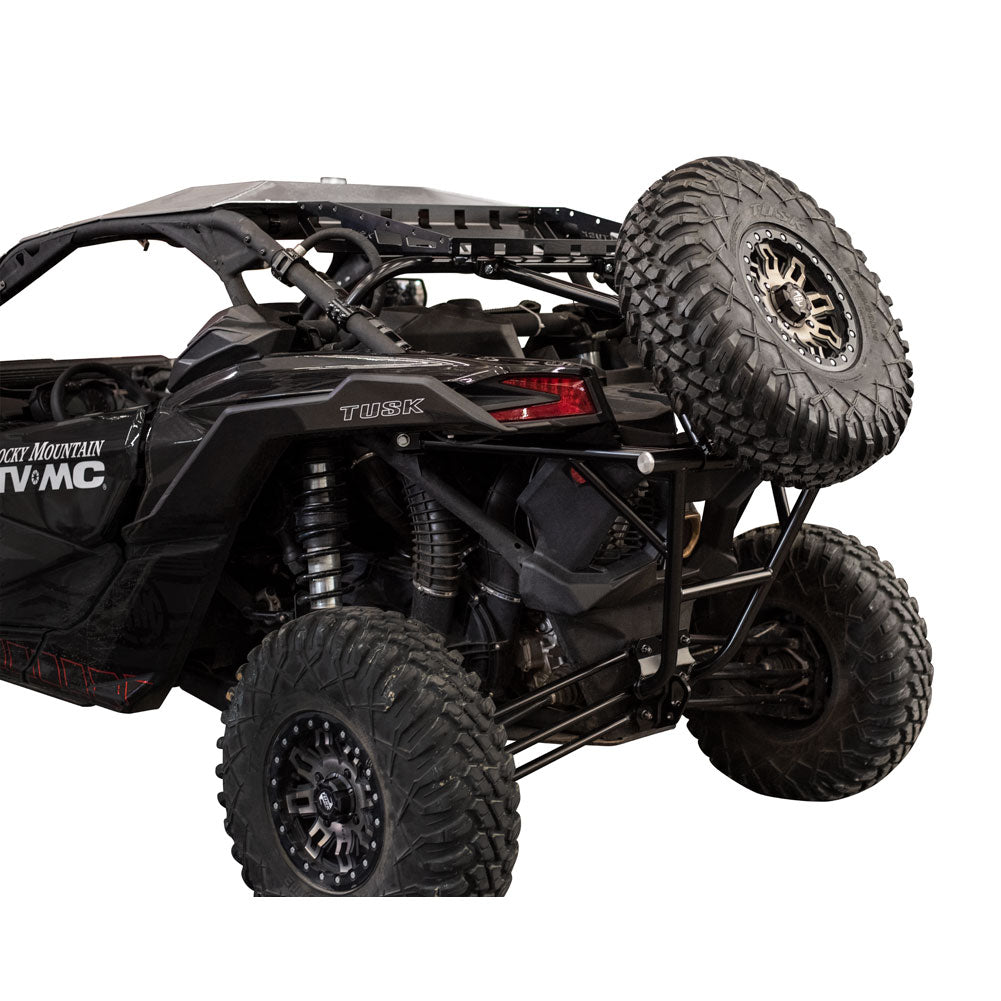 Tusk UTV Rear Bumper, Cargo Rack, and Spare Tire Carrier - Can-Am Maverick X3