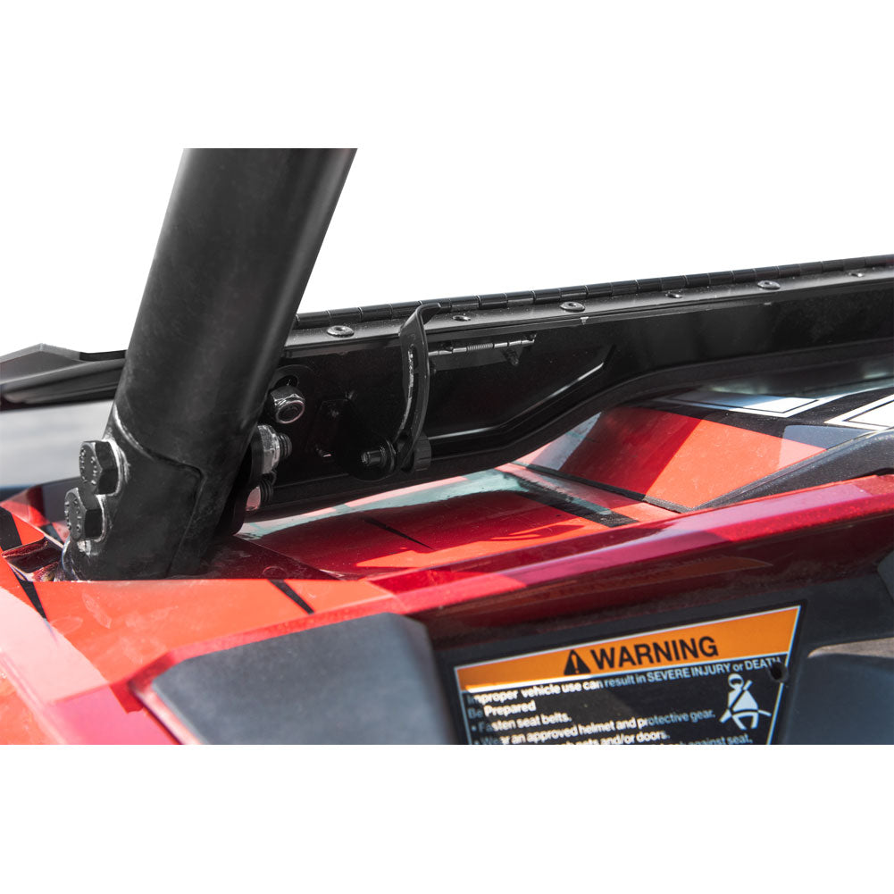 Tusk UTV Folding Glass Windshield w/ Wiper Polaris RZR Tail/XC/S/S4/XP/XP4 2014–2020*