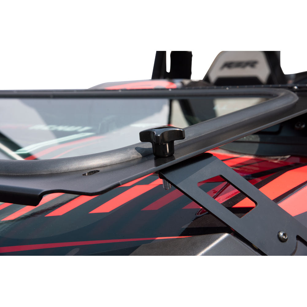 Tusk UTV Folding Glass Windshield w/ Wiper Polaris RZR Tail/XC/S/S4/XP/XP4 2014–2020*