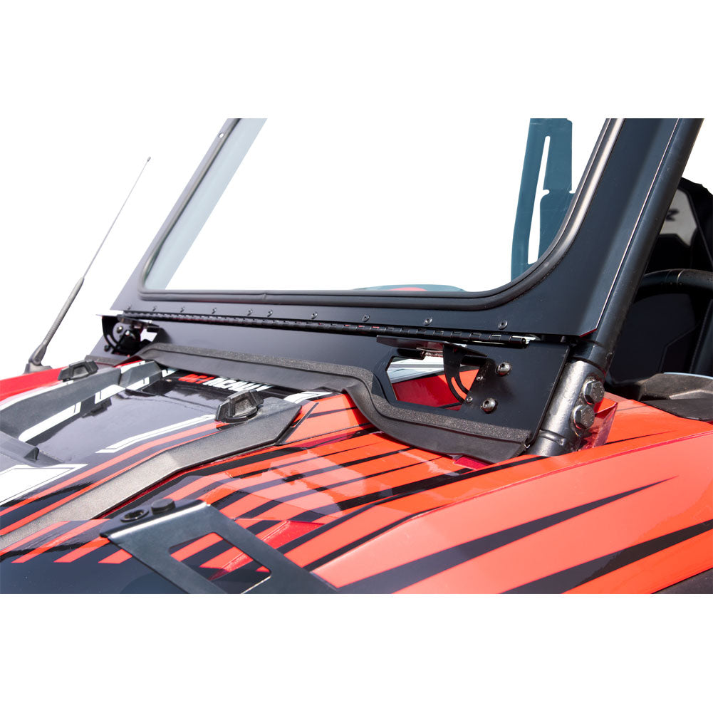 Tusk UTV Folding Glass Windshield w/ Wiper Polaris RZR Tail/XC/S/S4/XP/XP4 2014–2020*