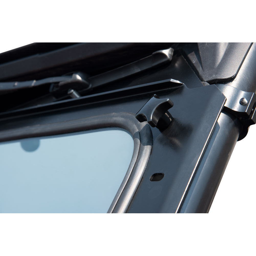 Tusk UTV Folding Glass Windshield w/ Wiper Polaris RZR Tail/XC/S/S4/XP/XP4 2014–2020*