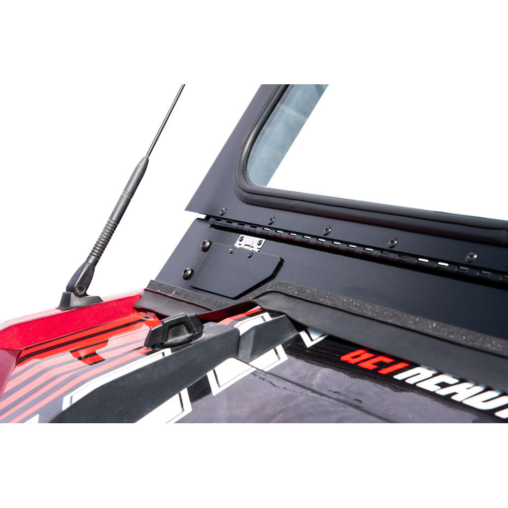 Tusk UTV Folding Glass Windshield w/ Wiper Polaris RZR Tail/XC/S/S4/XP/XP4 2014–2020*