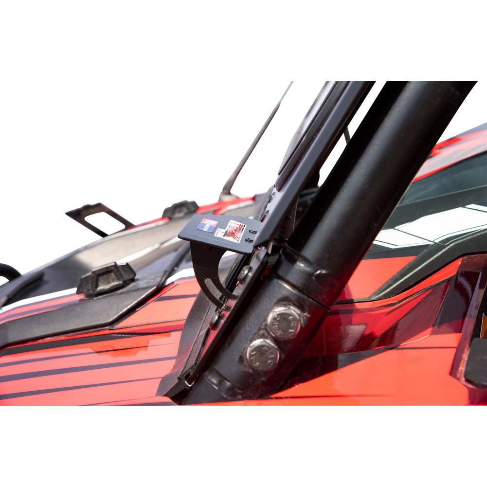 Tusk UTV Folding Glass Windshield w/ Wiper Polaris RZR Tail/XC/S/S4/XP/XP4 2014–2020*
