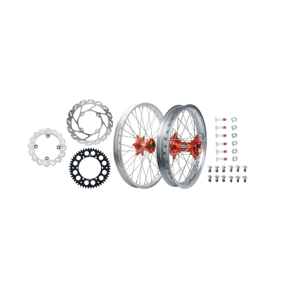 Tusk Impact Complete Front/Rear Wheel Package KTM 200/530 2003-2019