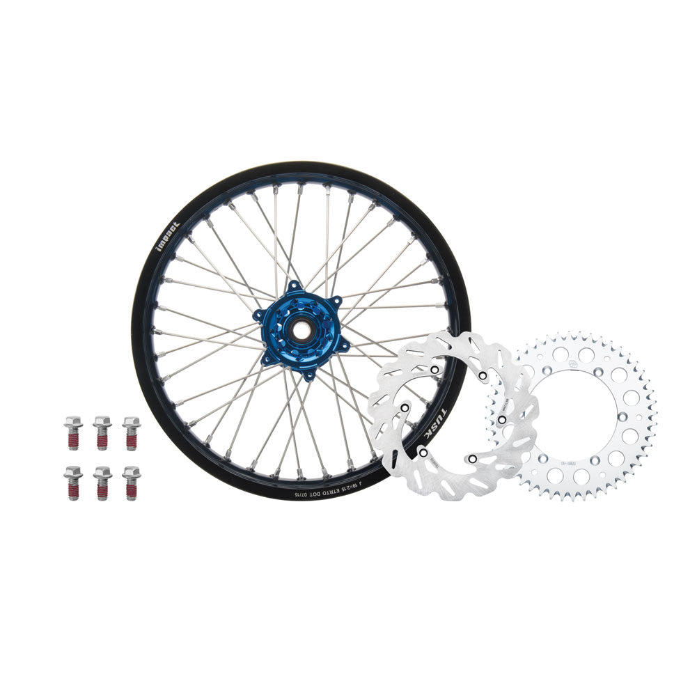 Tusk Impact Complete Rear Wheel Package Husqvarna FC 450 2014-2025