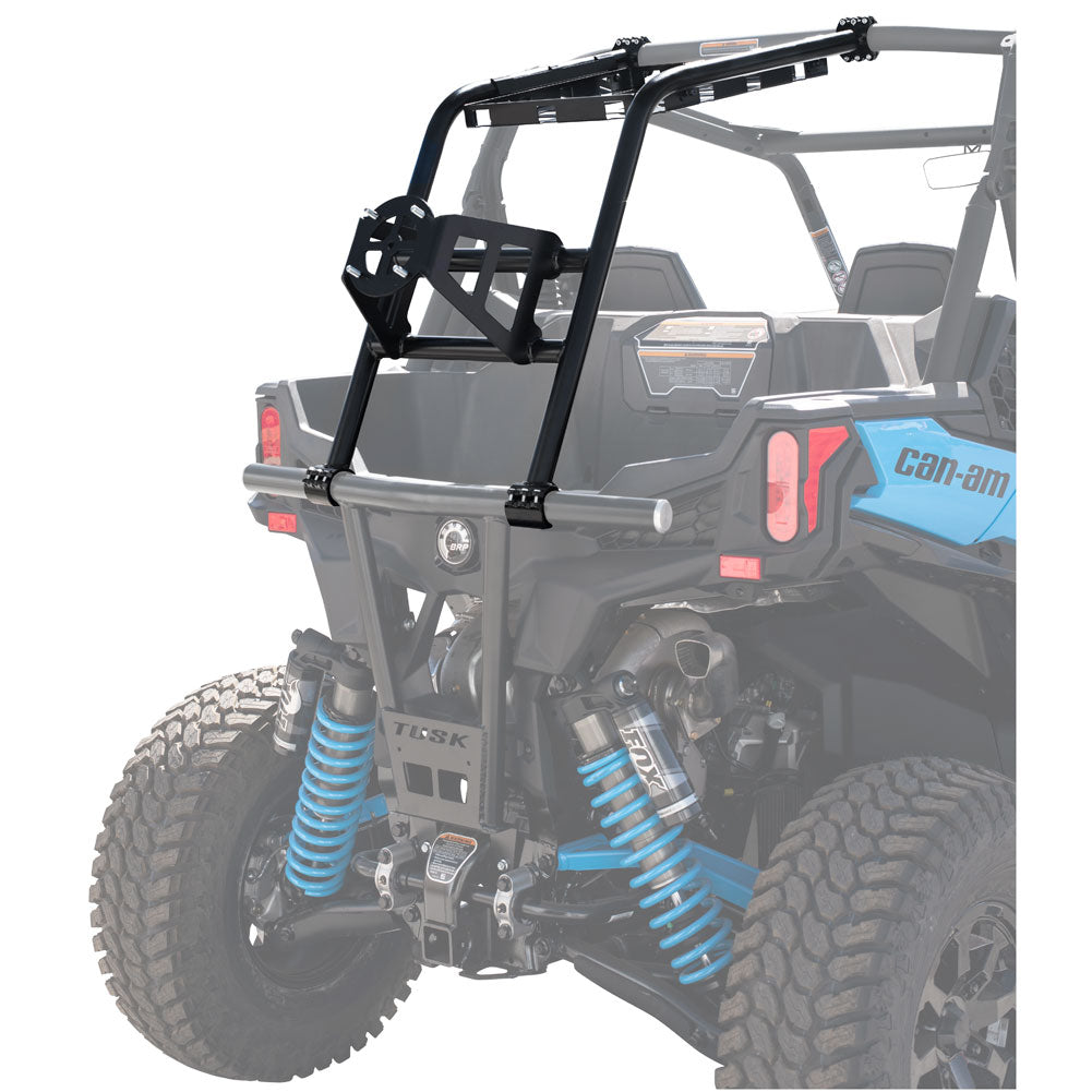 Tusk Impact Rear Cargo Rack & Spare Tire Mount for Can-Am Maverick