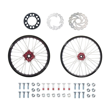 Tusk Impact Complete Front/Rear Wheel Package Honda CRF250R 2014
