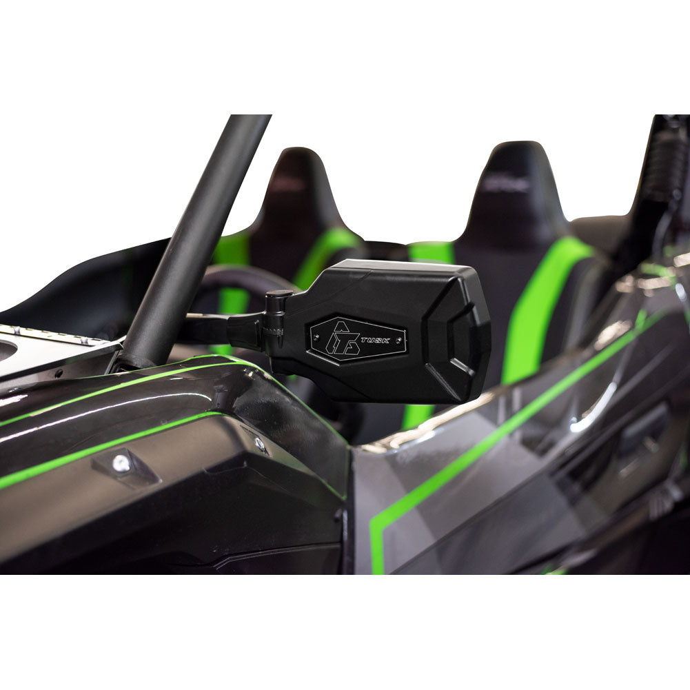 Tusk Pivot Folding UTV Mirror Kit w/ A-Pillar Mounts Kawasaki Teryx KRX 1000 2020-2026