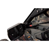 Tusk Pivot Folding Mirror Kit with Low Profile UTV Roll Cage Clamp Kawasaki Teryx 750 2008–2025