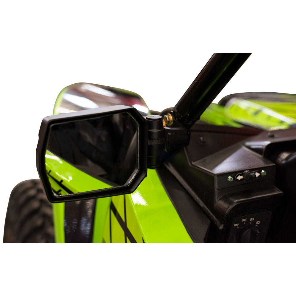 Tusk Pivot Folding UTV Mirror Kit w/A-pillar Mounts Arctic Cat Wildcat 2020-2024