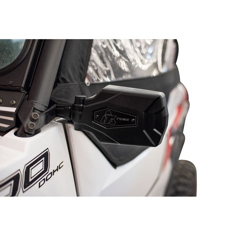 Tusk Pivot Folding UTV Mirror Kit w/A-pillar Mounts Polaris General 2016-2026
