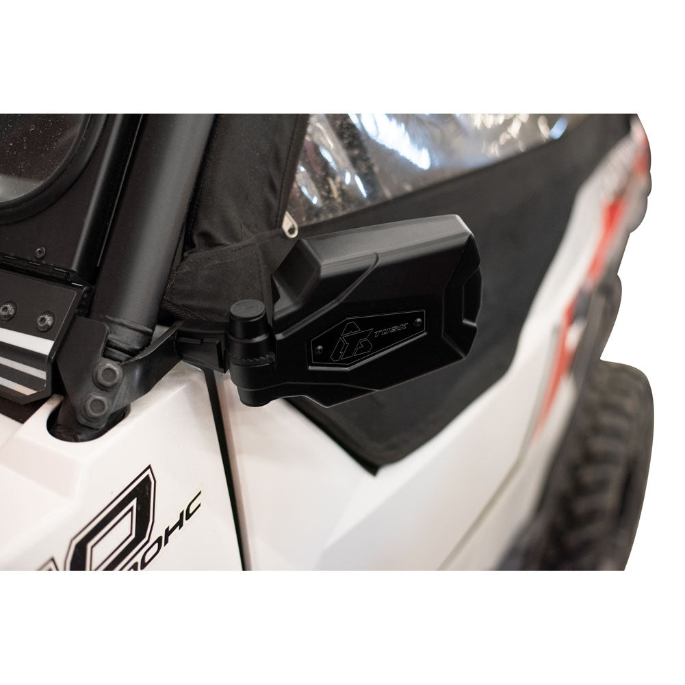 Tusk Pivot Folding UTV Mirror Kit w/A-pillar Mounts Polaris General 2016-2026