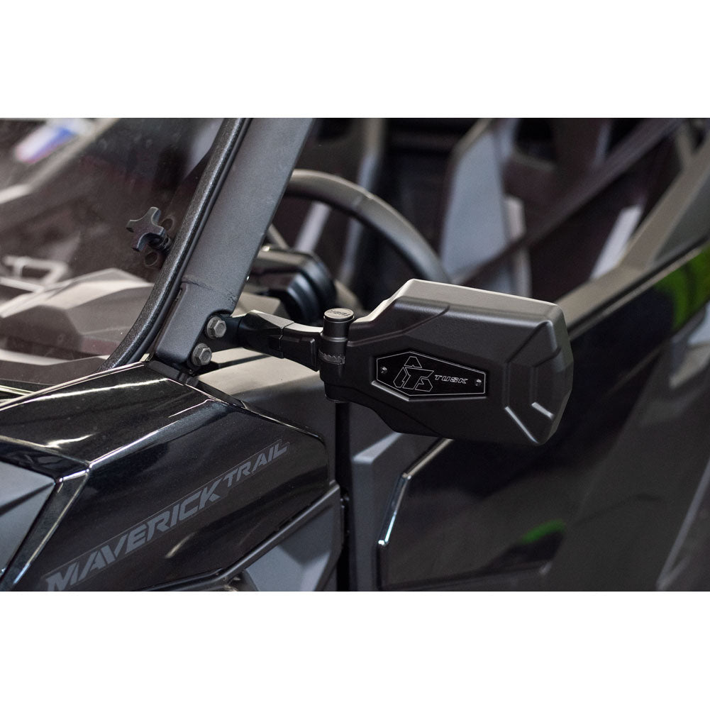 Tusk Pivot Folding UTV Mirror Kit w/A-pillar Mounts Can-Am Commander 2021-2026