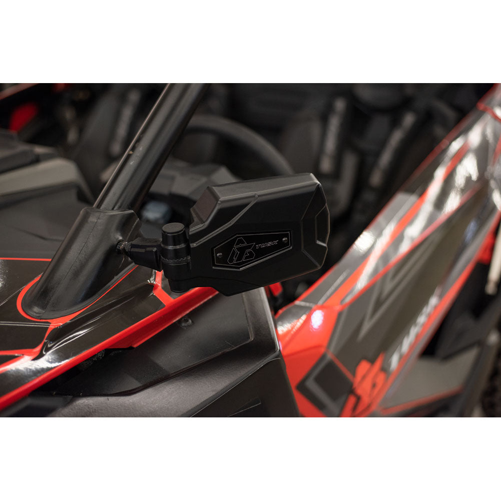 Tusk Pivot Folding UTV Mirror Kit w/A-pillar Mounts Polaris RZR 2020-2025