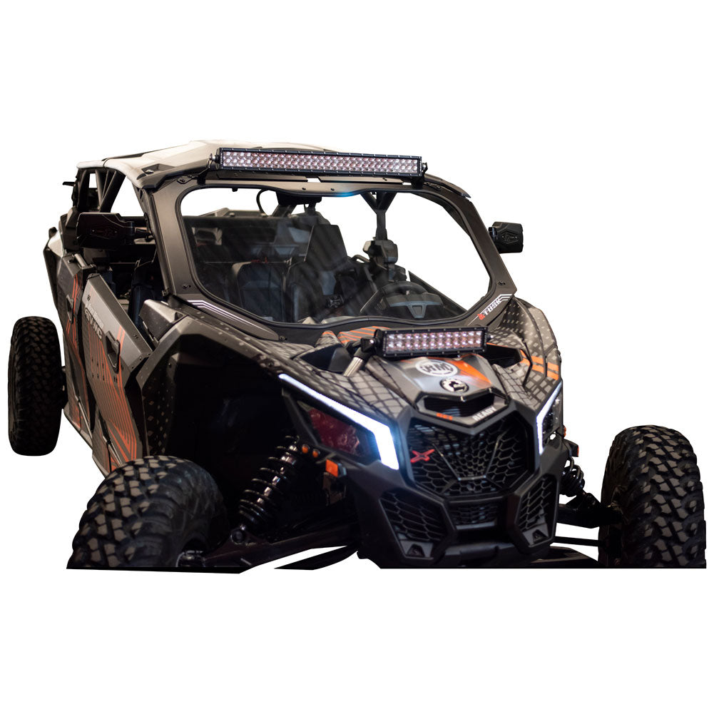 Tusk UTV Full Glass Windshield w/ Vent & 16" Wiper Can-Am Maverick X3 2017-2026*