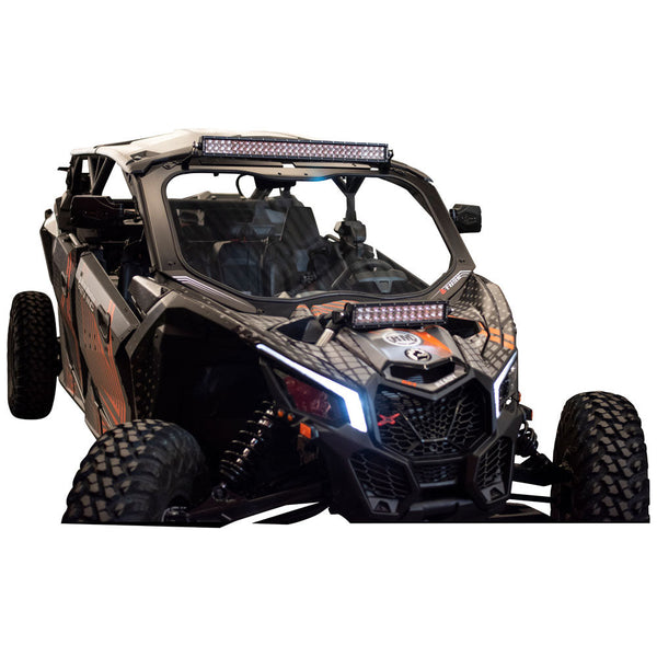 Tusk UTV Full Glass Windshield w/ Vent & 16" Wiper Can-Am Maverick X3 2017-2026*