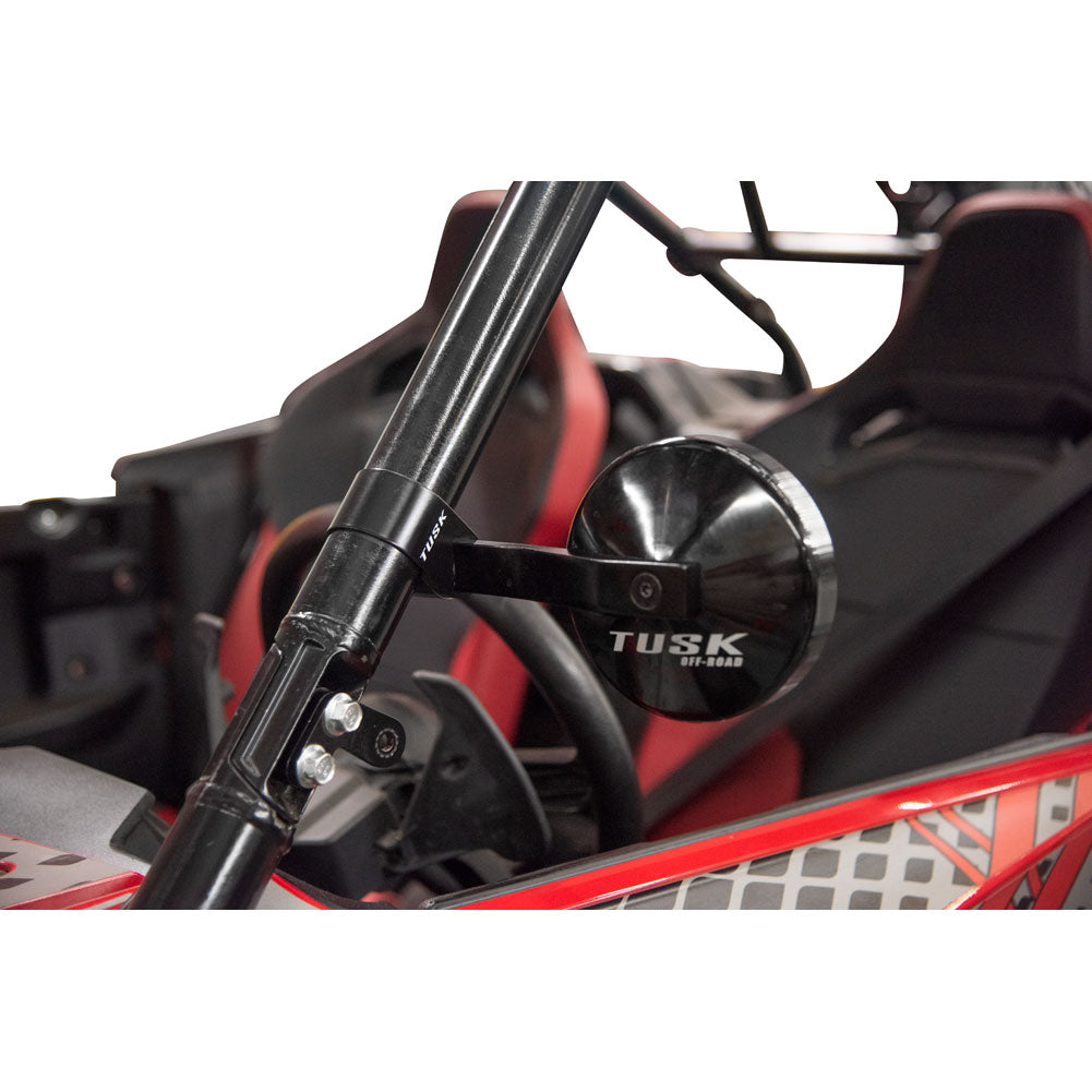 Tusk Alloy Mirror Kit with Low Profile UTV Roll Cage Clamp Honda Talon 1000R 2019–2026