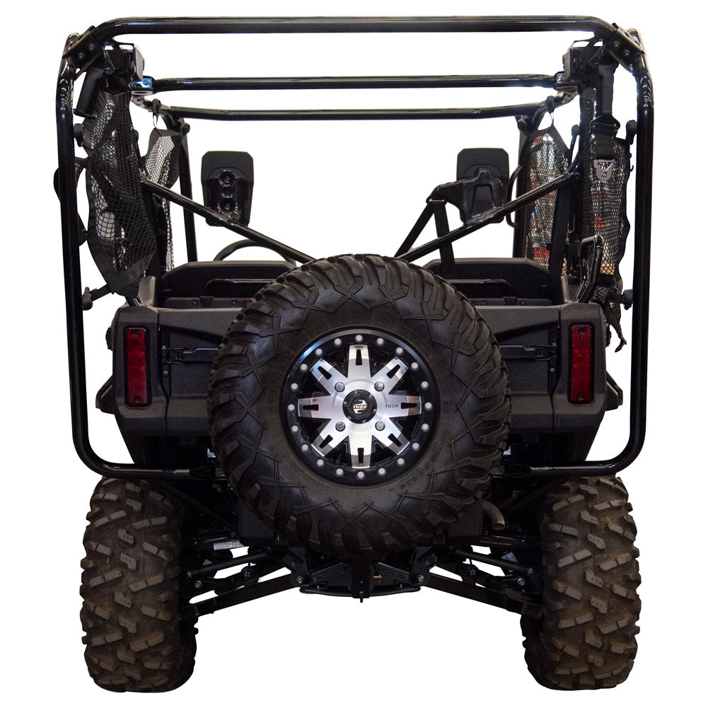 Tusk Hitch Mounted Spare Tire Carrier Honda Pioneer 1000 2016–2021