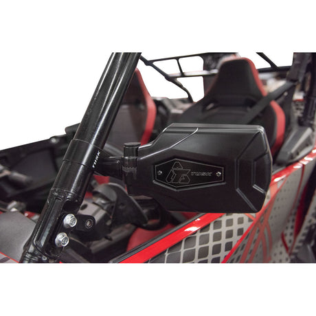 Tusk Pivot Folding Mirror Kit with Low Profile UTV Roll Cage Clamp Can-Am Commander 1000 2011–2020
