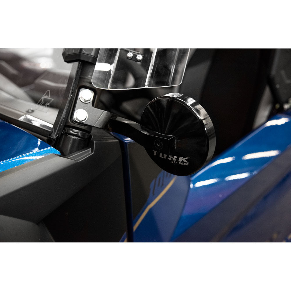 Tusk Alloy UTV Mirror Kit w/A-Pillar Mounts Yamaha Wolverine RMAX2 1000 2021-2026