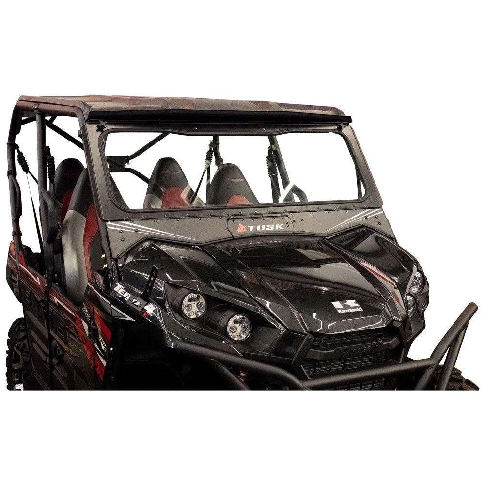 Tusk UTV Folding Glass Windshield with Windshield Wiper Kawasaki Teryx 800 2016–2025