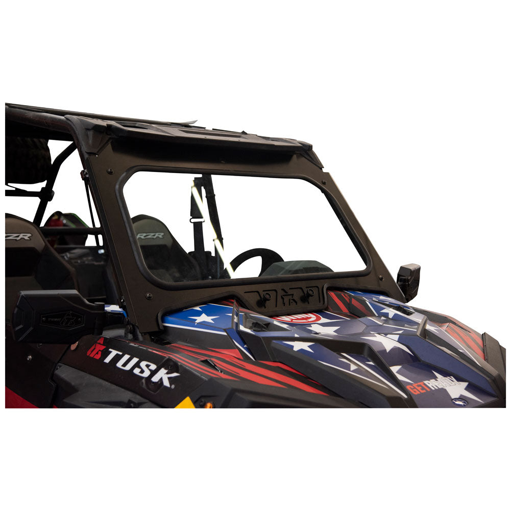 Tusk UTV Full Glass Windshield With Vent and 12" Windshield Wiper Polaris RZR XP 1000 2019–2023