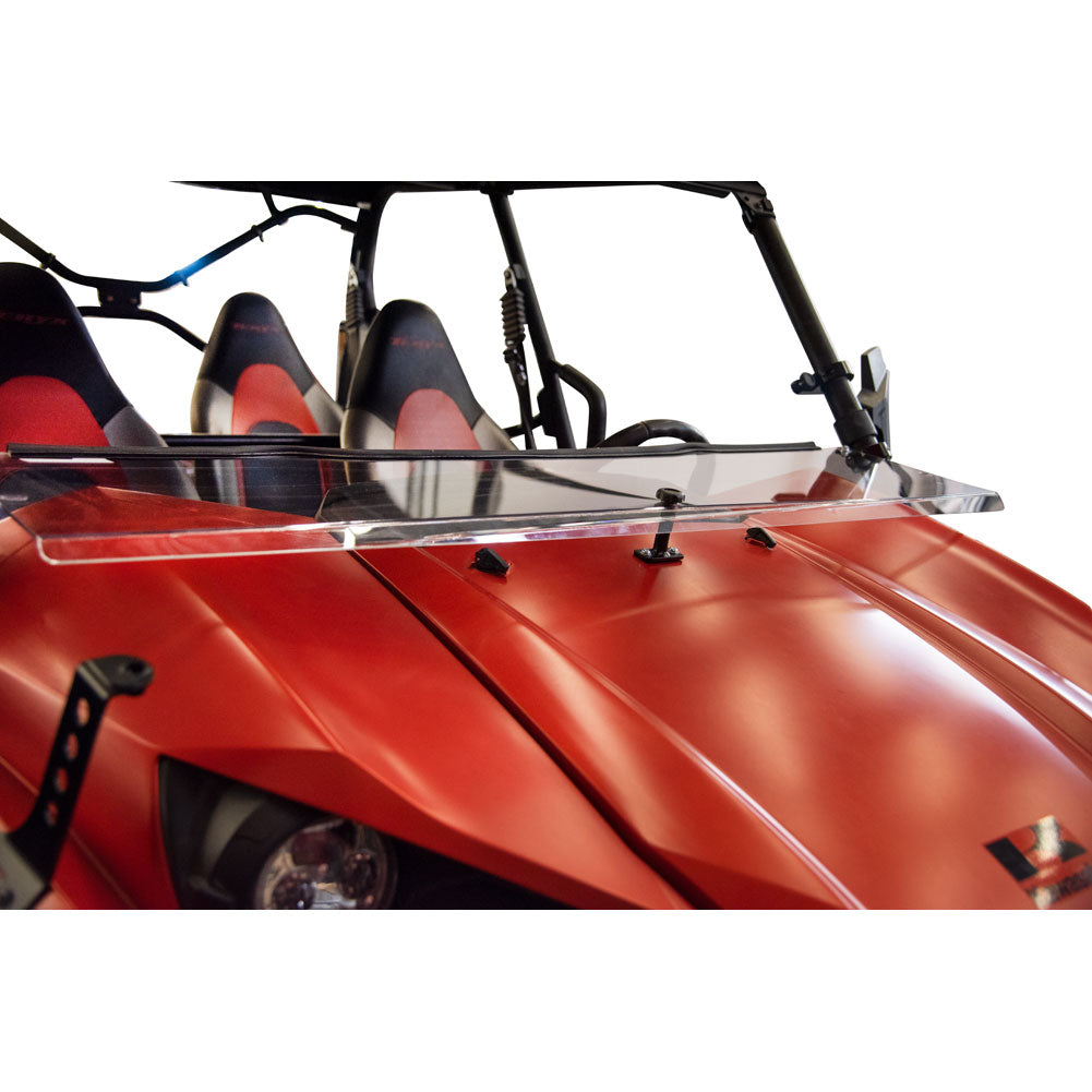 Tusk UTV Hinged Windshield +2-inch Kawasaki Teryx 800 2016–2025
