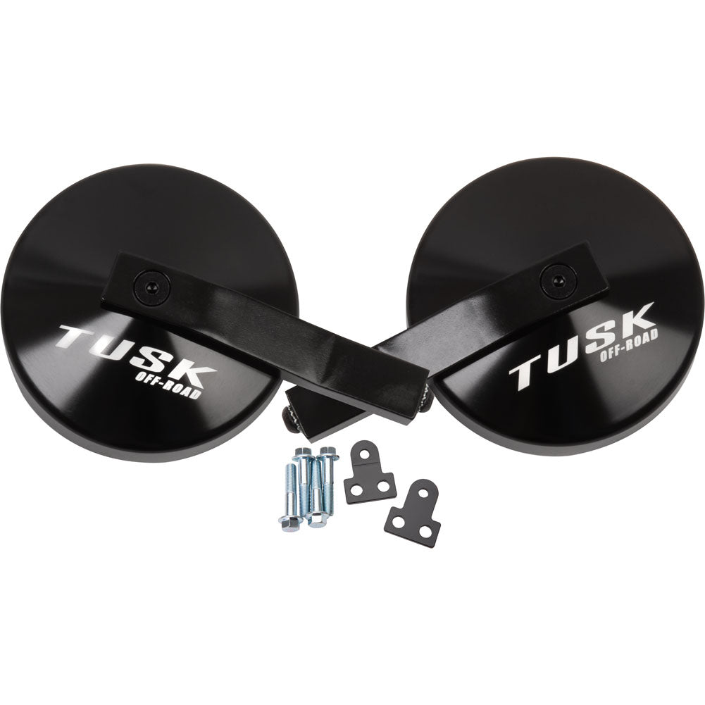 Tusk Alloy UTV Mirror Kit w/A-Pillar Mounts Yamaha Wolverine 4x4 2016–2026