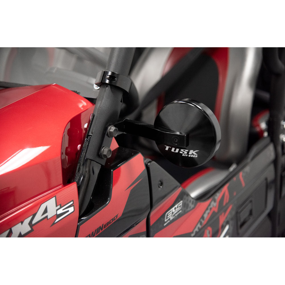 Tusk Alloy UTV Mirror Kit w/A-Pillar Mounts Kawasaki Teryx 800 2016–2025