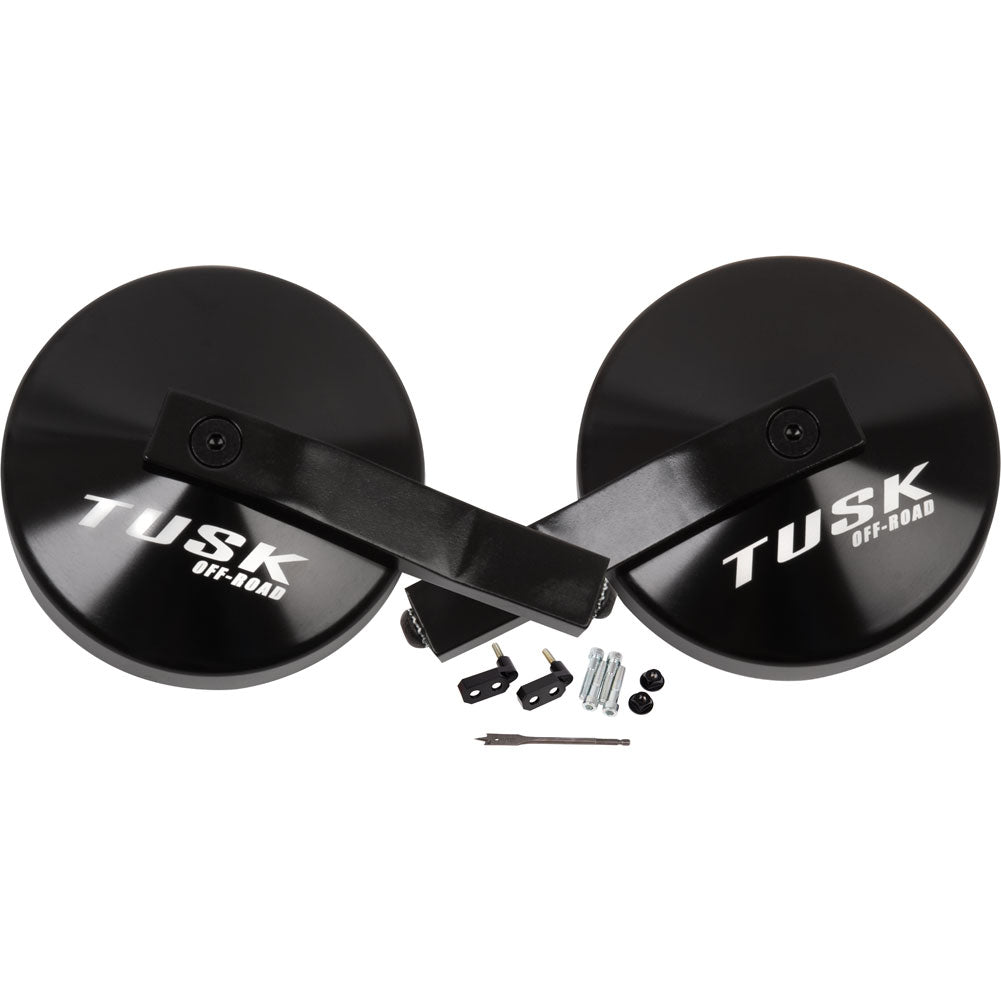 Tusk Alloy UTV Mirror Kit w/A-Pillar Mounts Polaris RZR Pro S 4 Premium 2020-2026