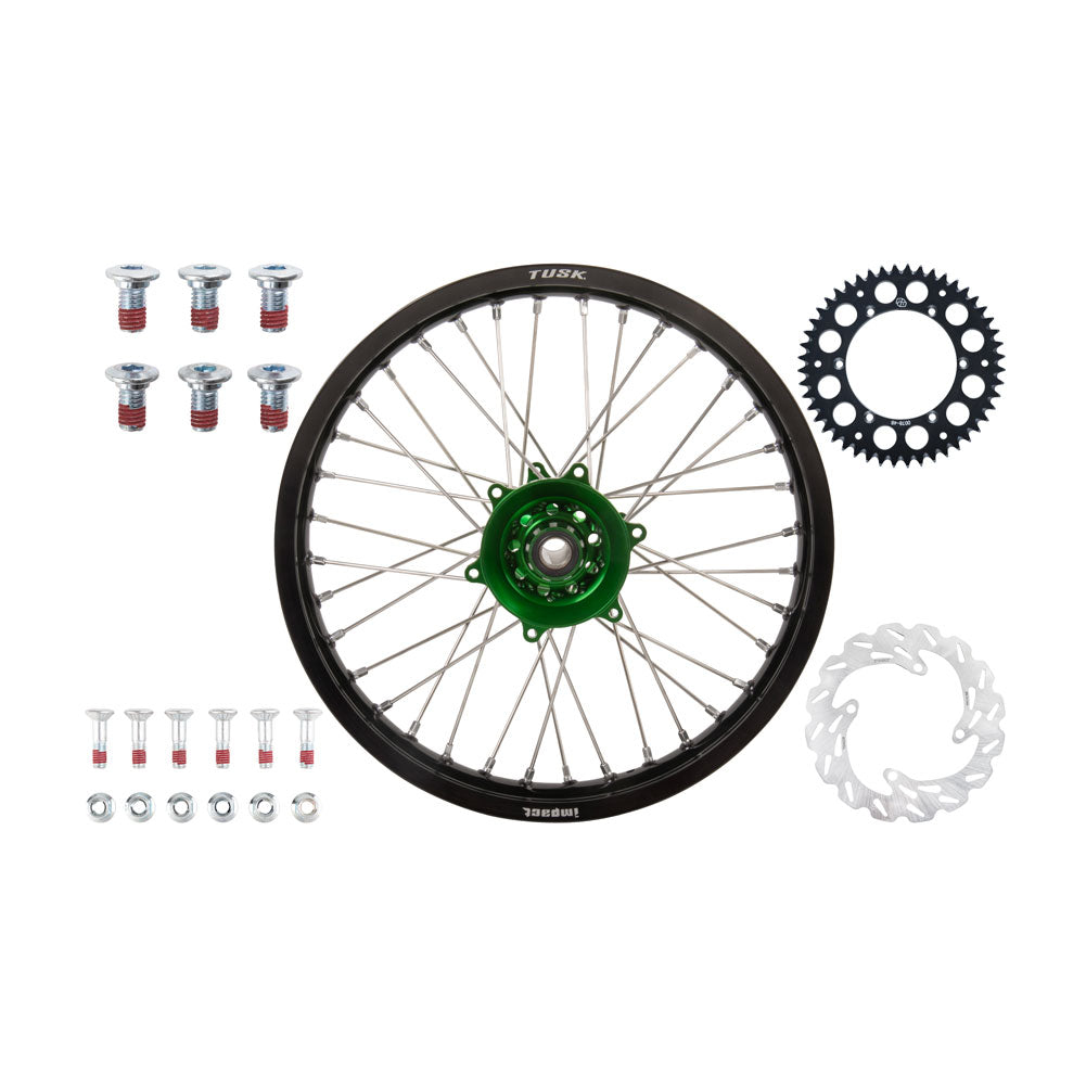 Tusk Impact Complete Rear Wheel Package Kawasaki KX250 2003–2004