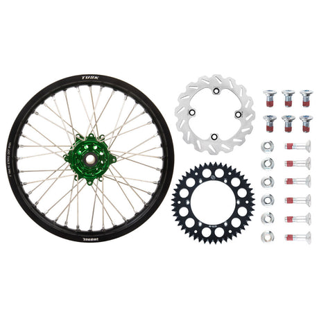 Tusk Impact Complete Rear Wheel Package Kawasaki KX450 2019–2023
