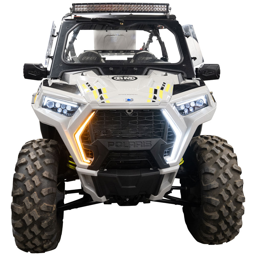 Tusk LED Front Accent Lights with Turn Signals Polaris RZR 900 Trail Premium 2018-2026
