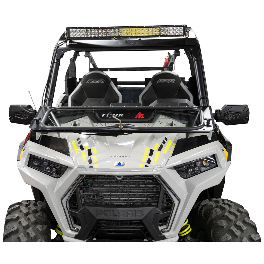 Tusk UTV Folding Glass Windshield w/ Wiper Polaris RZR 900/1000 Trail 2021–2026*