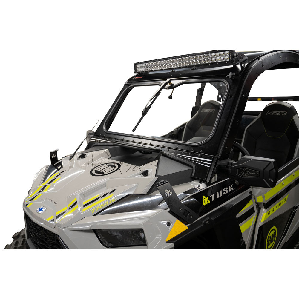 Tusk UTV Folding Glass Windshield w/ Wiper Polaris RZR 900/1000 Trail 2021–2026*