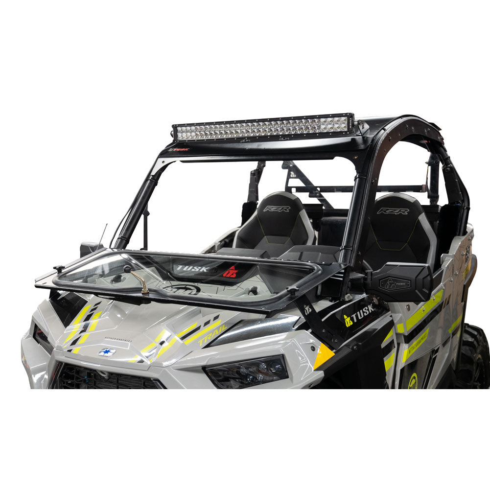 Tusk UTV Folding Glass Windshield w/ Wiper Polaris RZR 900/1000 Trail 2021–2026*