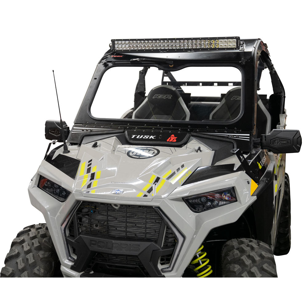 Tusk UTV Folding Glass Windshield w/ Wiper Polaris RZR 900/1000 Trail 2021–2026*